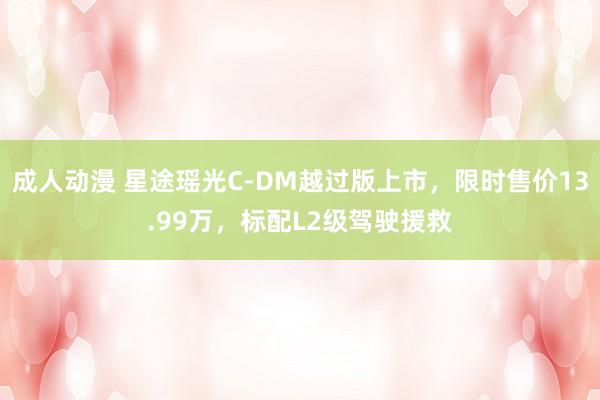成人动漫 星途瑶光C-DM越过版上市，限时售价13.99万，标配L2级驾驶援救