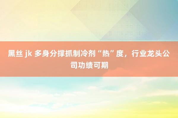 黑丝 jk 多身分撑抓制冷剂“热”度，行业龙头公司功绩可期