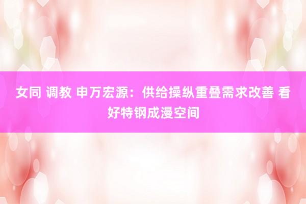 女同 调教 申万宏源：供给操纵重叠需求改善 看好特钢成漫空间