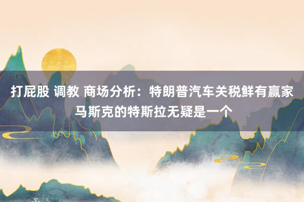 打屁股 调教 商场分析：特朗普汽车关税鲜有赢家 马斯克的特斯拉无疑是一个