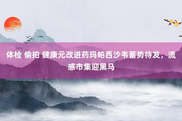 体检 偷拍 健康元改进药玛帕西沙韦蓄势待发，流感市集迎黑马