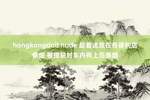 hongkongdoll nude 趁着送货在各便利店偷烟 被捏获时车内有上百条烟