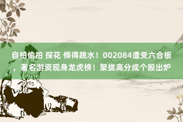 自拍偷拍 探花 倏得跳水！002084遭受六合板，著名游资现身龙虎榜！聚拢高分成个股出炉