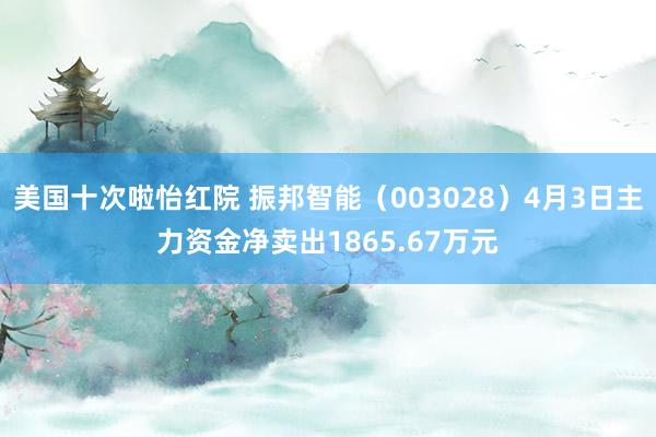 美国十次啦怡红院 振邦智能（003028）4月3日主力资金净卖出1865.67万元